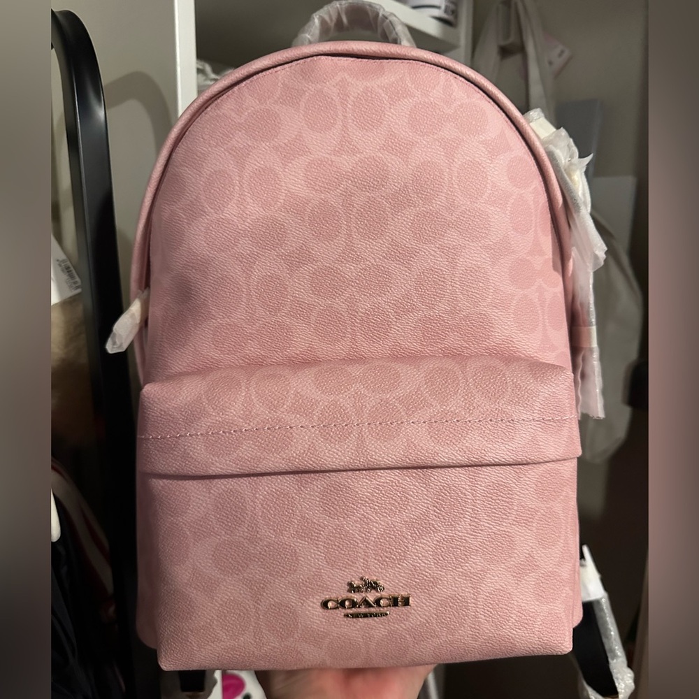 Powder pink coach Taylor backpack